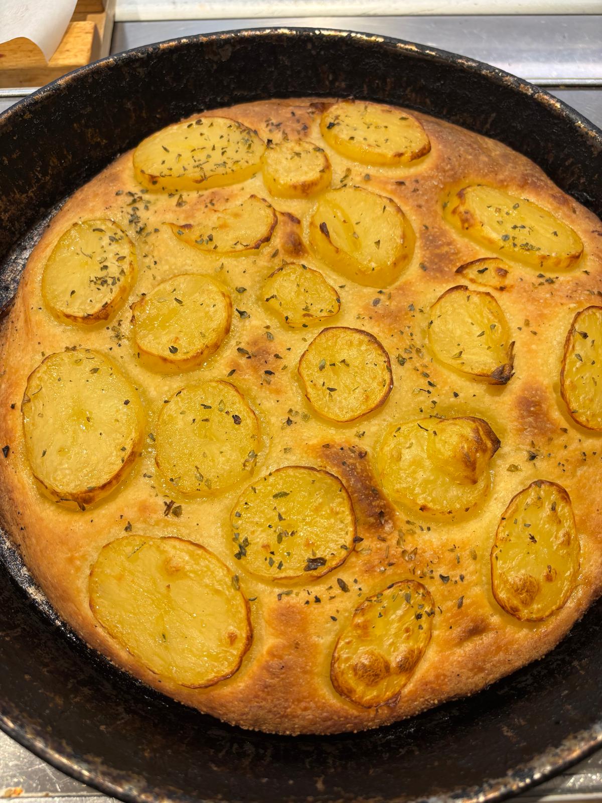 Focaccia con Patate