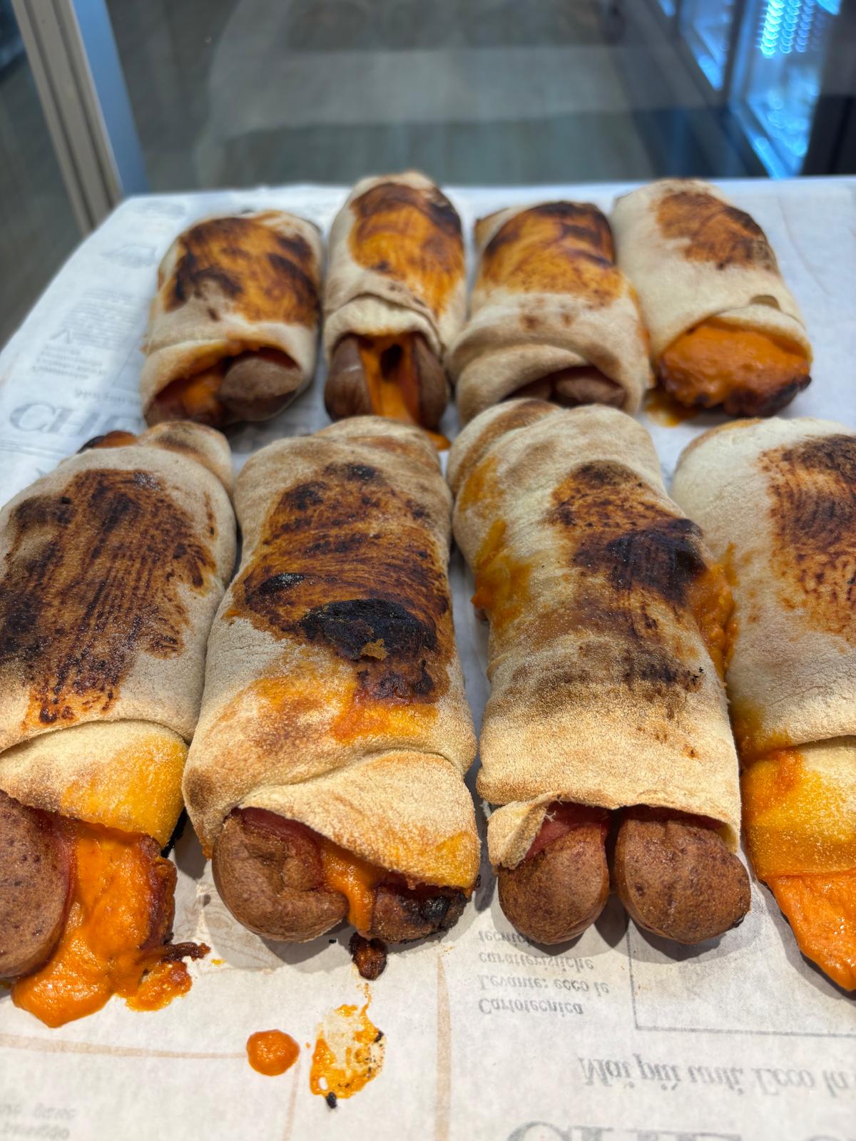 Panzerotti con Würstel